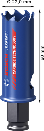 BoschEXPERT 多材料 22x60 毫米孔锯。.